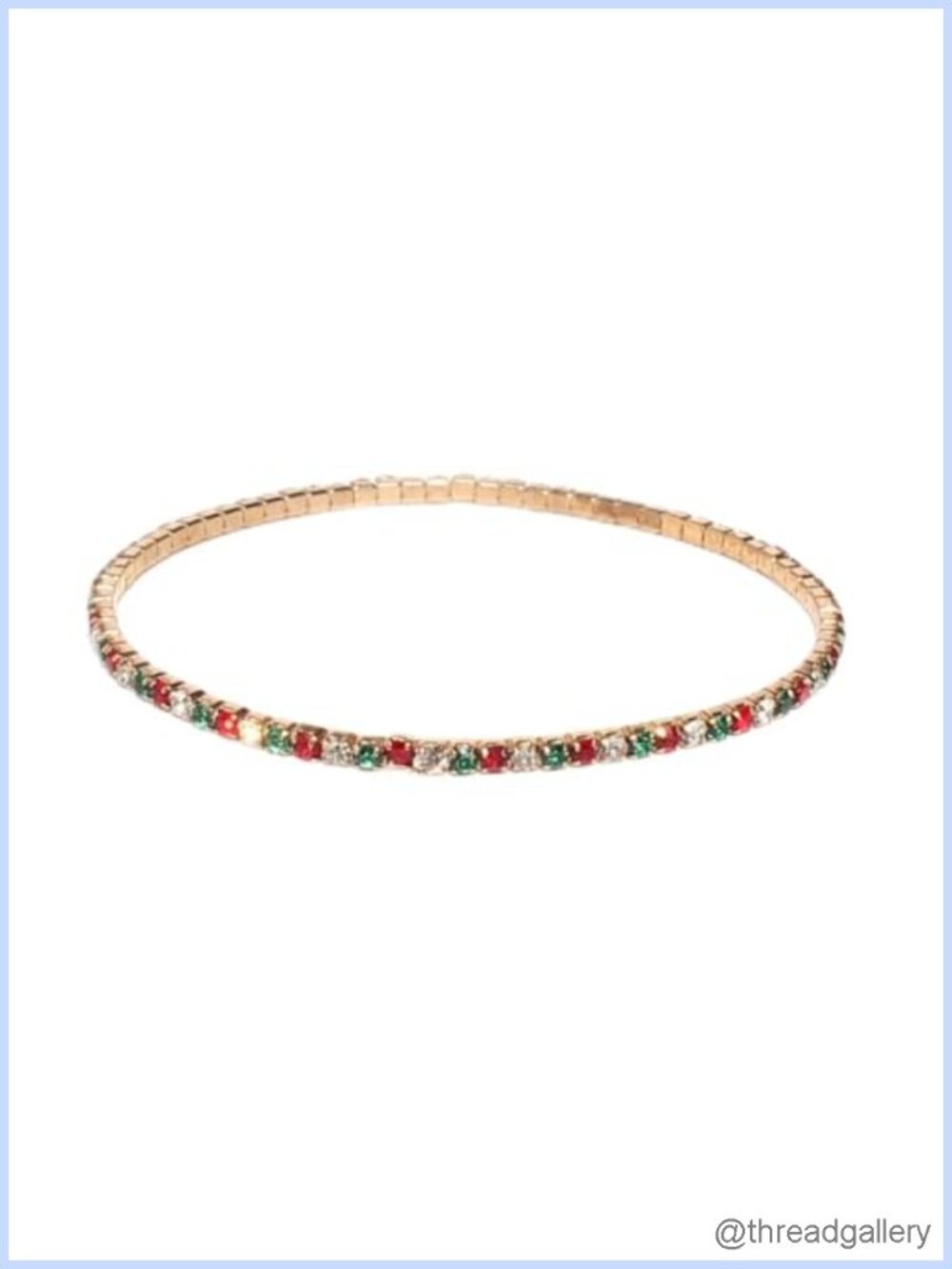 Cubic Zirconia Tennis Stretch Bracelet Holiday Festive Jewelry for Women